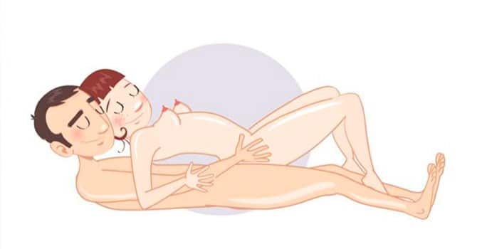 Наездница снова на животе мужчины