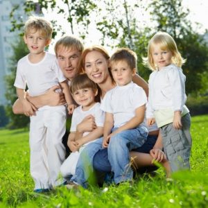 Много детей в семье